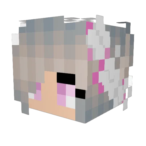 Stephi1238267 Minecraft avatar head, 3D render