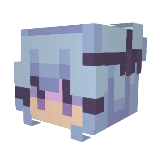 StephyRM Minecraft avatar head, 3D render