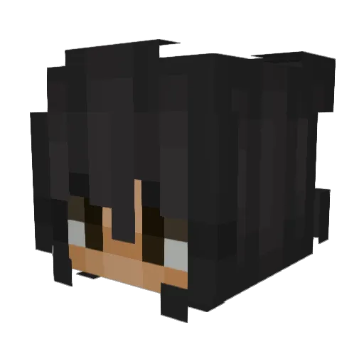 StephySweet Minecraft avatar head, 3D render