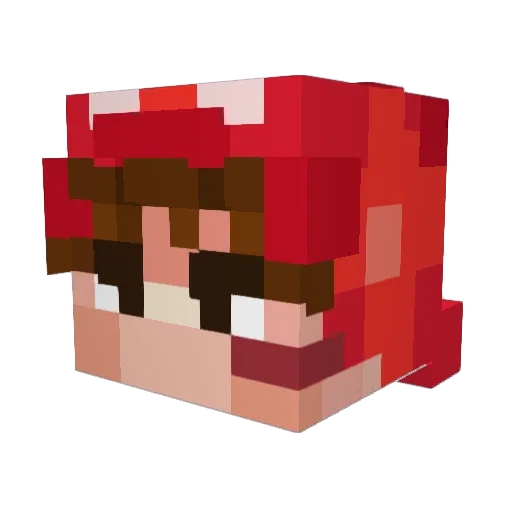 StepkaZDepka Minecraft avatar head, 3D render