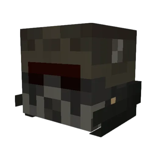 SteppaSam Minecraft avatar head, 3D render