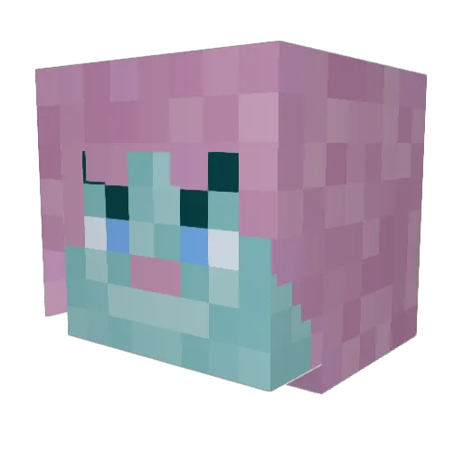SteppedOnARoach Minecraft avatar head, 3D render