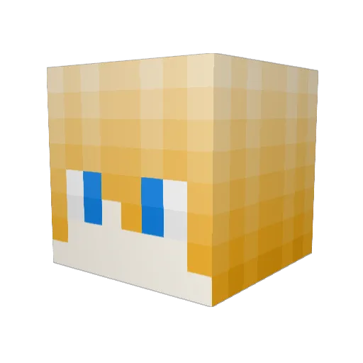 StepsisFantasy Minecraft avatar head, 3D render
