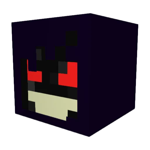 Stepvan Minecraft avatar head, 3D render