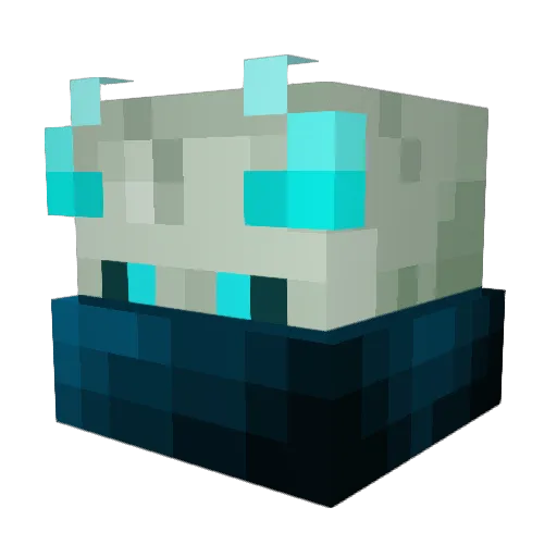 Sterbenese Minecraft avatar head, 3D render