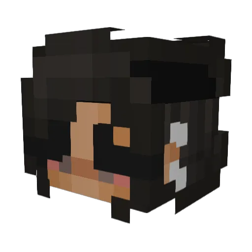SternDeLuna Minecraft avatar head, 3D render