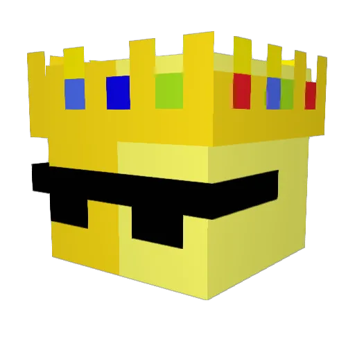 SternQuill Minecraft avatar head, 3D render