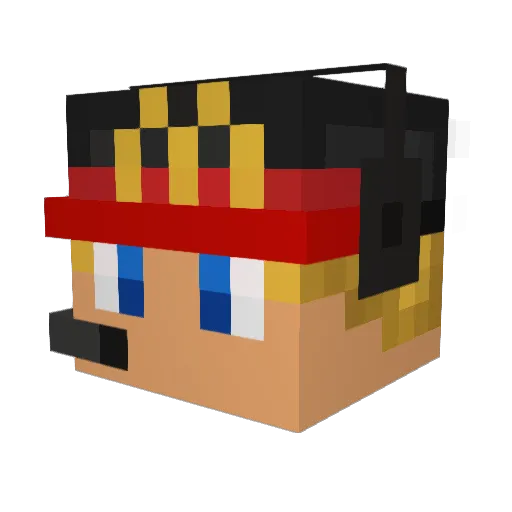SternalCupid774 Minecraft avatar head, 3D render
