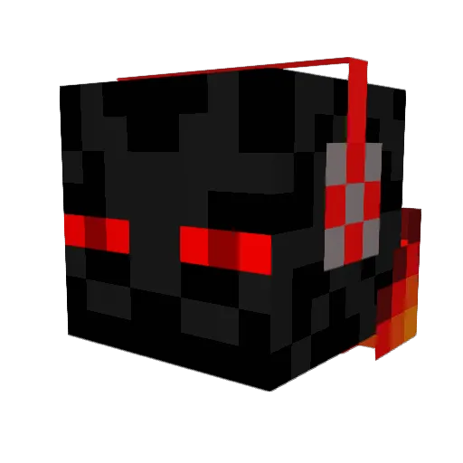 Sternfighter Minecraft avatar head, 3D render