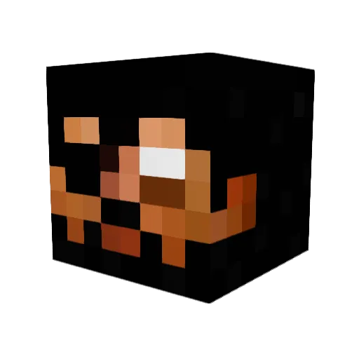 Sterno69 Minecraft avatar head, 3D render