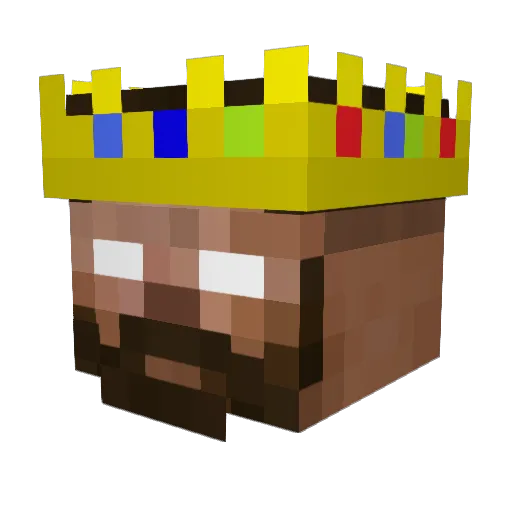 SteryDZIKK Minecraft avatar head, 3D render