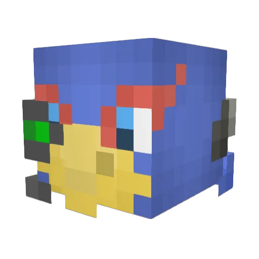 Stev0530 Minecraft avatar head, 3D render
