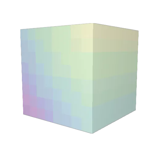 Stev73 Minecraft avatar head, 3D render