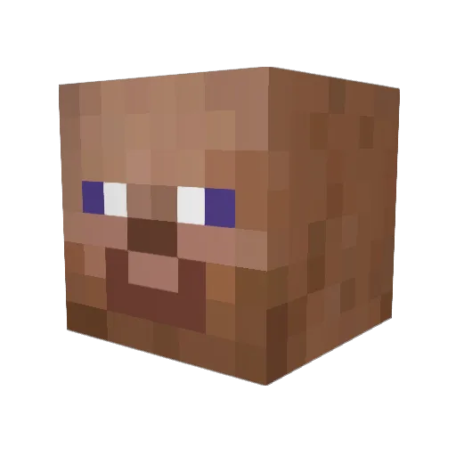 StevEE404 Minecraft avatar head, 3D render