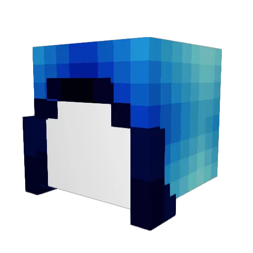 Stevankov Minecraft avatar head, 3D render