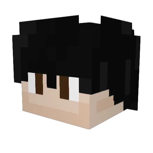 Steve152005 Minecraft avatar head, 3D render
