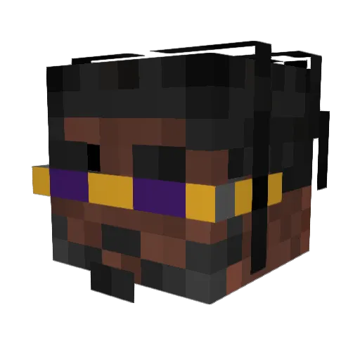 Steve2115 Minecraft avatar head, 3D render