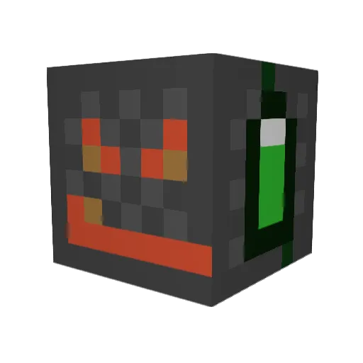 Steve349 Minecraft avatar head, 3D render