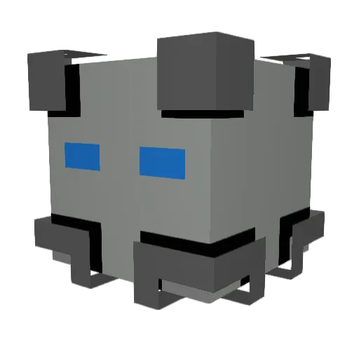 Steve92307 Minecraft avatar head, 3D render
