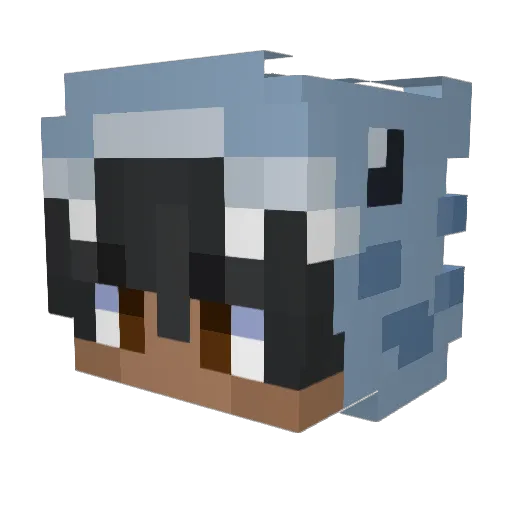 SteveHarvey4245 Minecraft avatar head, 3D render