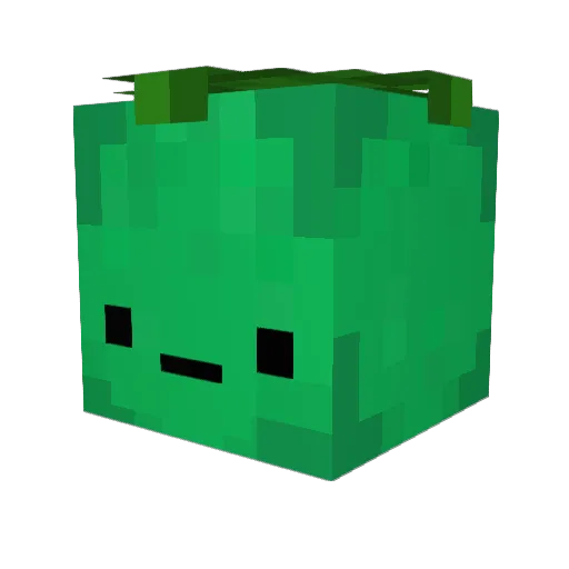 SteveIRL12 Minecraft avatar head, 3D render