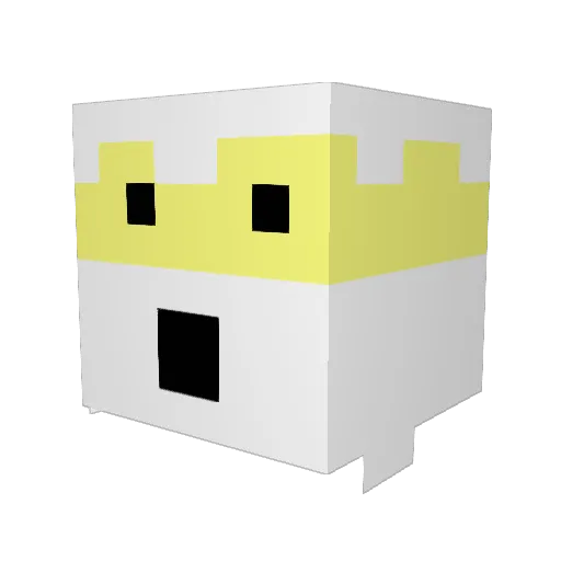 StevePoota Minecraft avatar head, 3D render