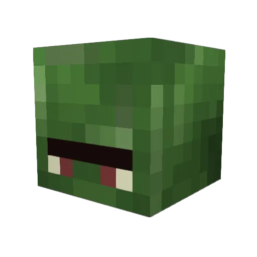 SteveR66 Minecraft avatar head, 3D render