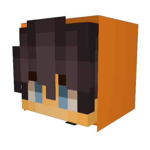 SteveSimons Minecraft avatar head, 3D render