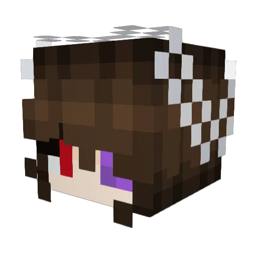 SteveYWJ Minecraft avatar head, 3D render