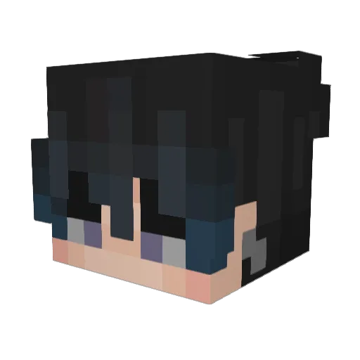 Steve_Haudrauf Minecraft avatar head, 3D render