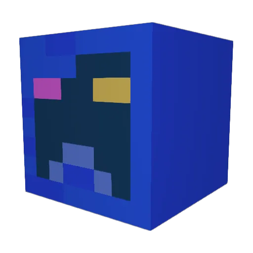 Stevee125 Minecraft avatar head, 3D render