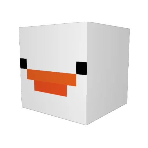 Steven13Tomate Minecraft avatar head, 3D render