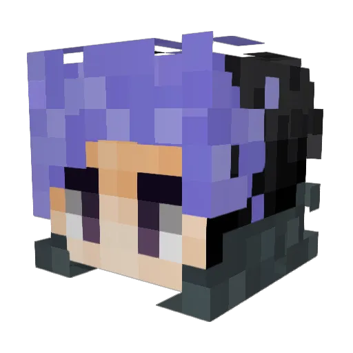 Steven284 Minecraft avatar head, 3D render