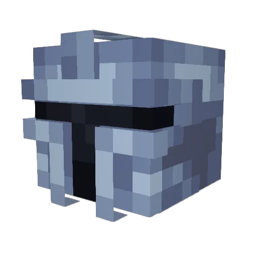 StevenHawkingss Minecraft avatar head, 3D render