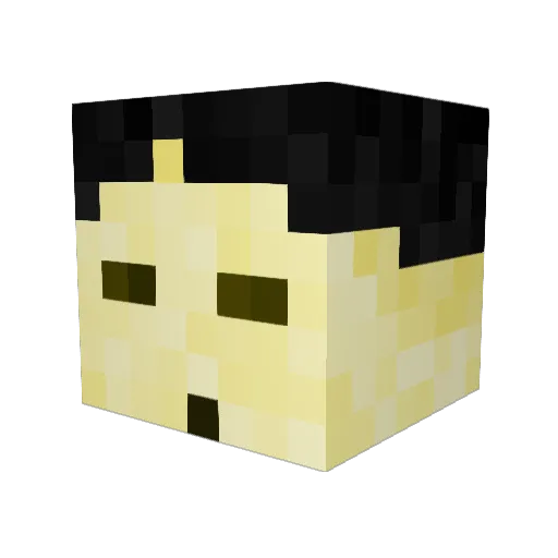 StevenLagoona Minecraft avatar head, 3D render