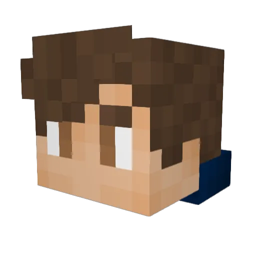 StevenWu1993 Minecraft avatar head, 3D render