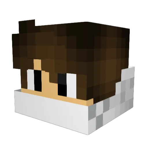 Steven_Univerz Minecraft avatar head, 3D render