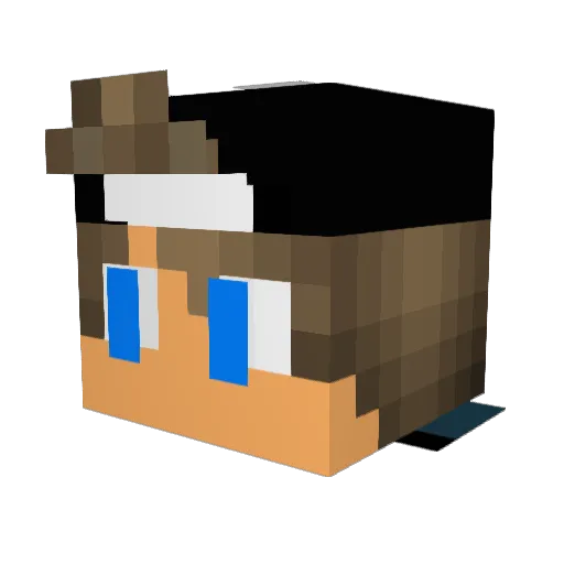 Steven_gamer1 Minecraft avatar head, 3D render