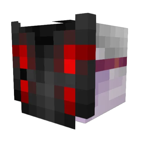 Steven_rainbow Minecraft avatar head, 3D render