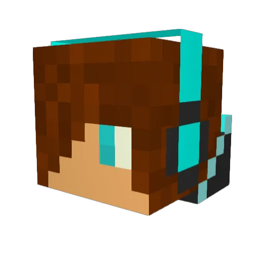 Stevenhen28 Minecraft avatar head, 3D render