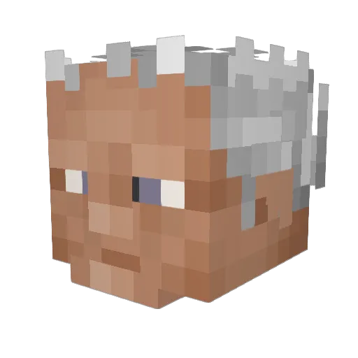 Stevenotho Minecraft avatar head, 3D render