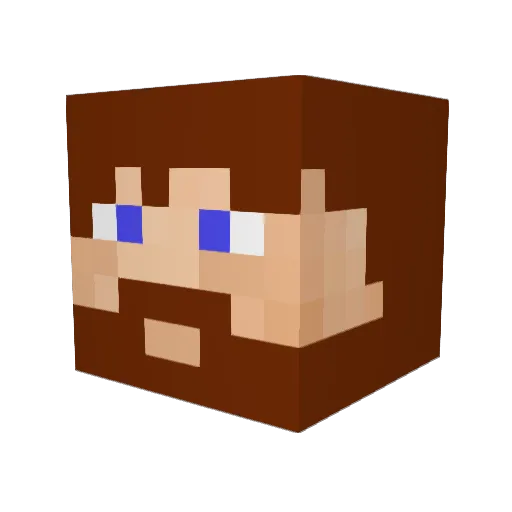 Stevenson2950 Minecraft avatar head, 3D render