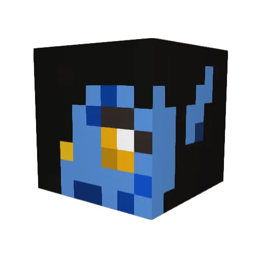 Stevenwijn Minecraft avatar head, 3D render