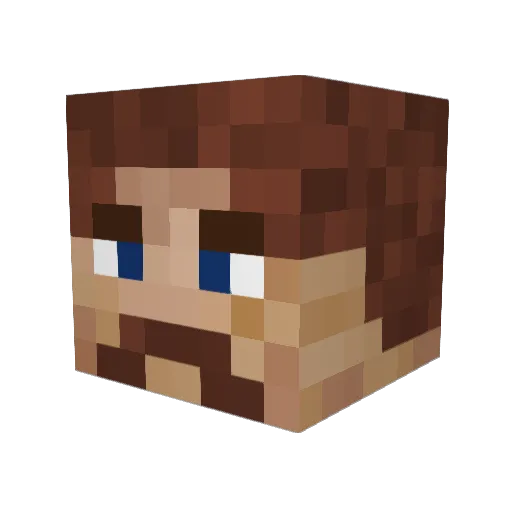 Stevepunk705 Minecraft avatar head, 3D render