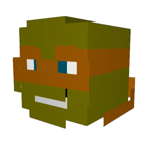 Stever2005 Minecraft avatar head, 3D render