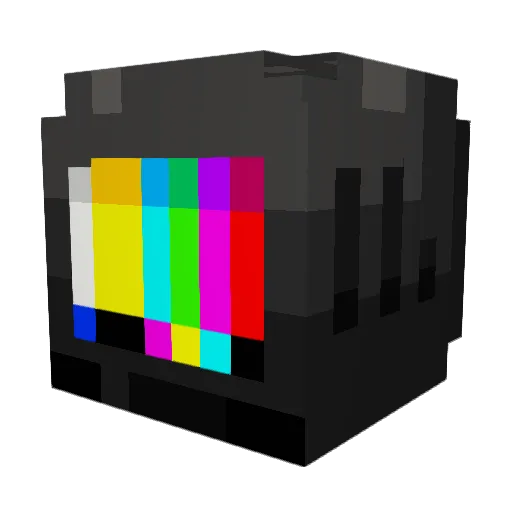 StevesKitten Minecraft avatar head, 3D render