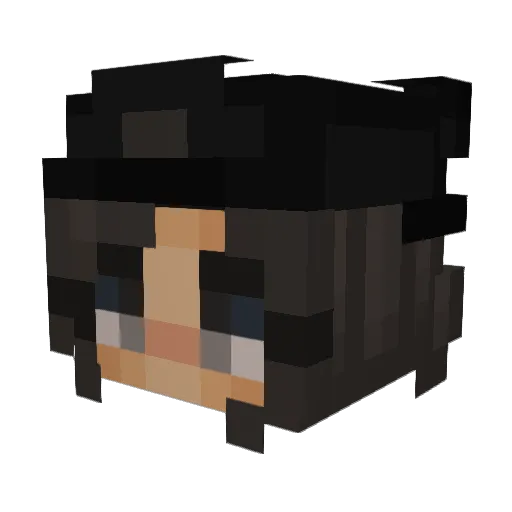 Stevie22100 Minecraft avatar head, 3D render