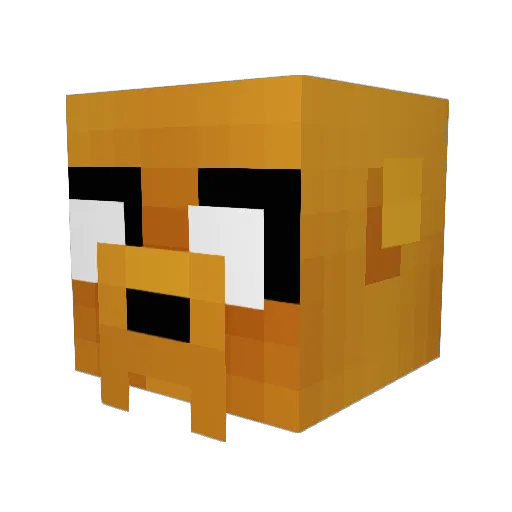 Stevie7123 Minecraft avatar head, 3D render