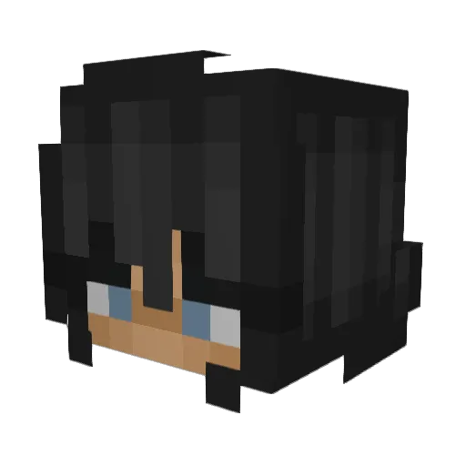 StevoBebo Minecraft avatar head, 3D render