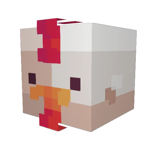 StevonIsW Minecraft avatar head, 3D render